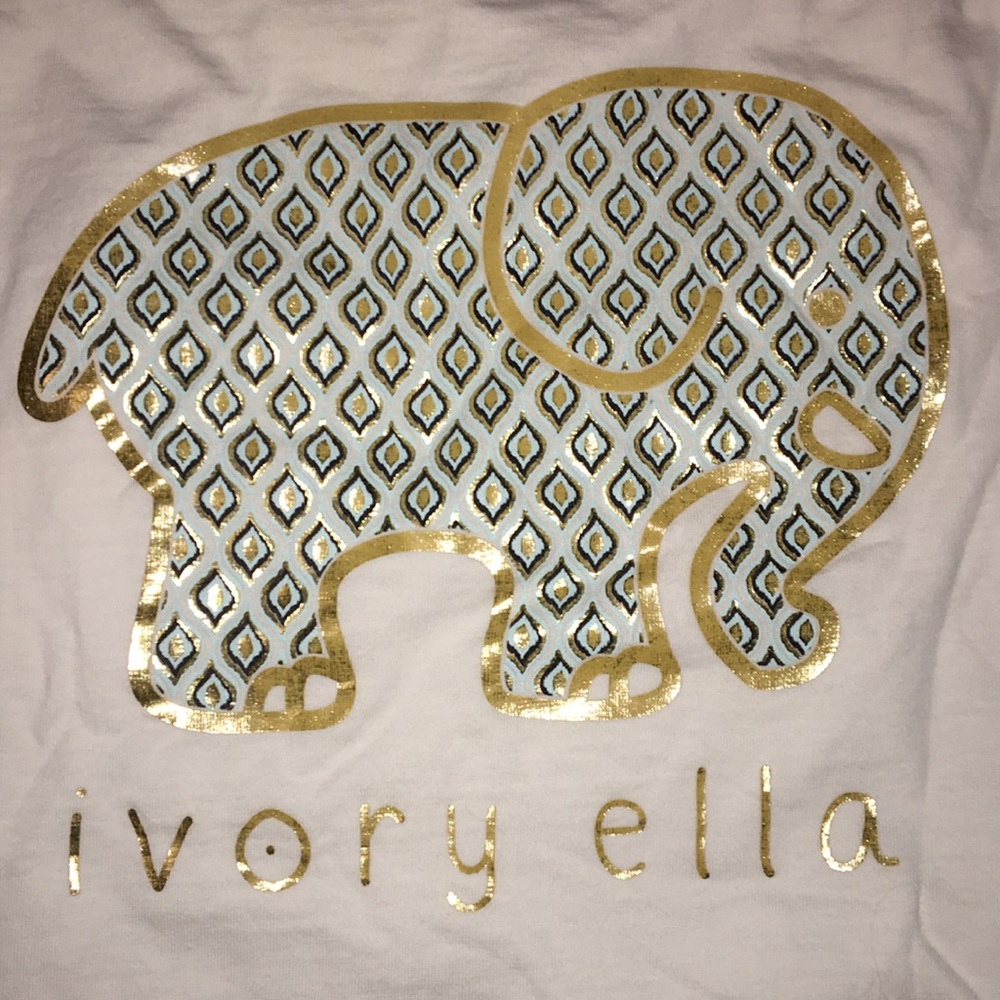 ivory Ella medium long sleeve cream colored shirt